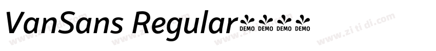 VanSans Regular字体转换